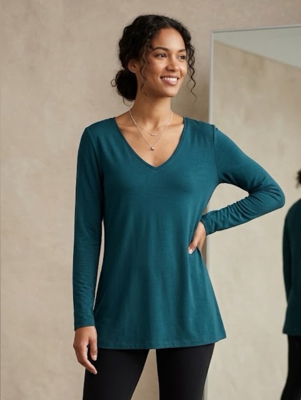 Susana Monaco Teal Tunic